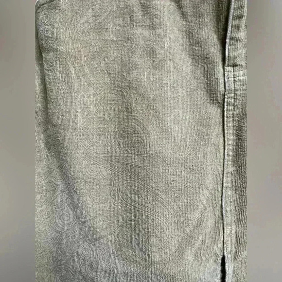 Vintage Y2K Express Corduroy Paisley Print Mini Skirt | Tan | Women’s Size 9/10 - Picture 3 of 10